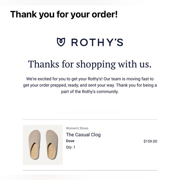 Rothy’s The Casual Clog - Picture 2 of 3